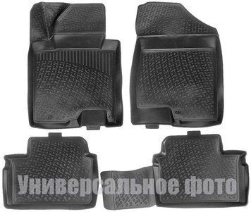 Килимки у салон Opel Crossland X 2017-, поліуретан, L.Locker, 211090101