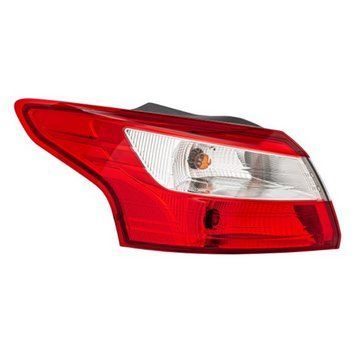 Фонарь задний Ford Focus 2011-2014 SD, правый, без ламп (P21/5W/PY21W), внешний, Depo, 431-19A6R-UE