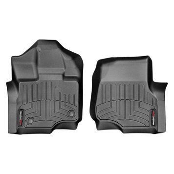 Коврики в салон Ford F150 2015-, с бортом, передние, черные, Weathertech 446971