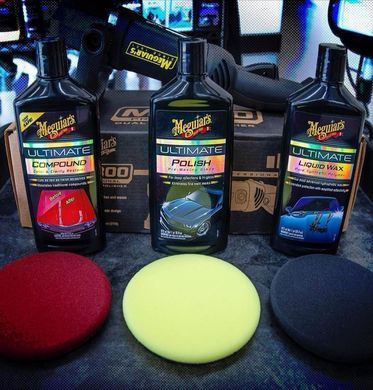 Микроабразивная полироль для кузова Meguiars Ultimate Compound 300мл Meguiars G172300