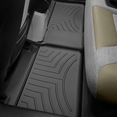 Коврики в салон BMW i3 2013-2015, с бортом, задний, черные, Weathertech 445692
