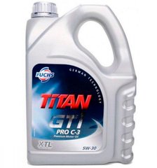 Моторное масло Titan GT1 PRO C-3 5W-30 4л Fuchs 601228346