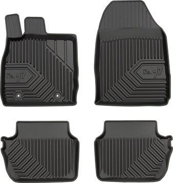 Килимки у салон Ford Fiesta 2008-2017, з бортом, Frogum, FG 77407565
