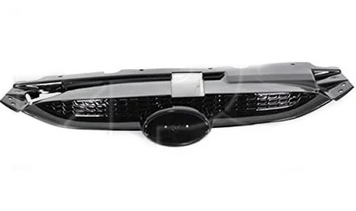 Решітка радіатора Hyundai Tucson 2010-2015, чорний глянець, AVTM, 183265990