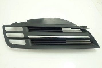 Решетка радиатора Nissan Micra K12 2003-2005, правая, черная/хромированная, AVTM, 185008992