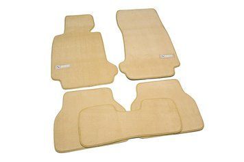 Коврики в салон (ворсовые) BMW 5-Series E39 1995-2003, Premium, бежевые, AVTM BGLX1044