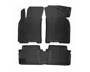 Коврики в салон Daewoo Gentra 2013-, черные, 4шт, Avto-Gumm, 11452 Avto-Gumm