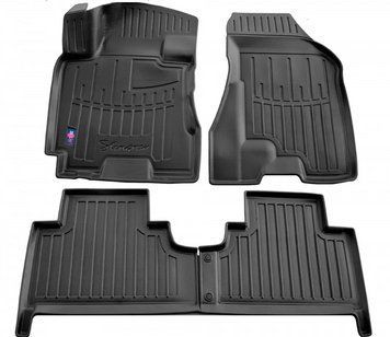 Килимки у салон Hyundai Tucson JM 2004-2012, з бортом, поліуретан, 4шт, Stingray, 5009174