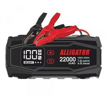 Пусковое устройство ALLIGATOR (1000A/2000A 22000mAh) ALLIGATOR JS845