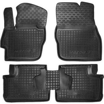 Коврики в салон Mazda 3 2009-2013, черные, 4шт, Avto-Gumm, 11220 Avto-Gumm