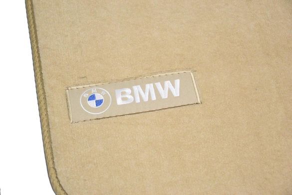 Ворсові килимки BMW 5 (E39) (1995-2003) бежеві Premium BGLX1044 AVTM