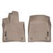 Коврики в салон Lexus RX 2016-, с бортом, передние, бежевые, Weathertech 458861 1