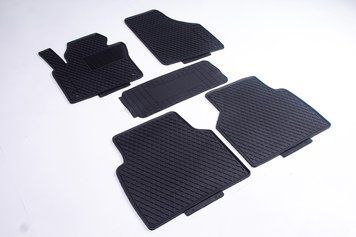 Килимки у салон Volkswagen Tiguan 2007-2016, чорні, 5шт, AVTM 246AV7680014