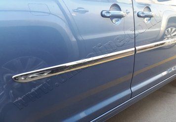 Накладки хромированные на молдинги двери (4шт) Volkswagen Caddy 2015-, OmsaLine 7555131