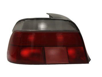 Ліхтар задній BMW 5-Series E39 1995-2000, лівий, біло-червоний, лівий, Depo, 444-1909L-UE-CR