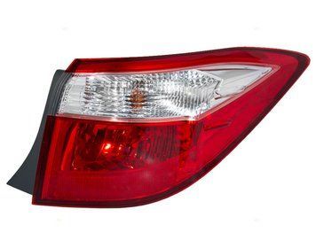 Фонарь задний Toyota Corolla 2013-2016, USA, правый, наружный, Depo, 7052 F2-E