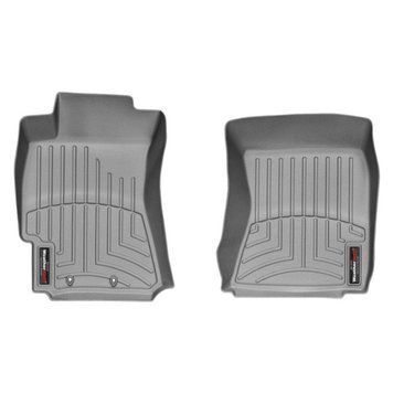 Коврики в салон Subaru Forester 2008-2012, с бортом, передние серые, Weathertech 461881