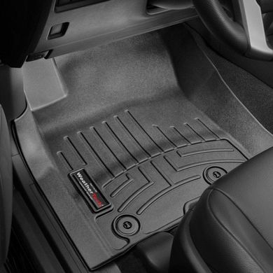 Килимки в салон Toyota Prado 150/Lexus GX 460 2013- з бортиком, чорні, передні 444931 Weathertech