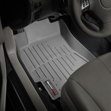Коврики в салон Subaru Forester 2008-2012, с бортом, передние серые, Weathertech 461881