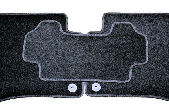 Килимки у салон (ворсові) Volkswagen Touareg 2002-2010, чорні, 5шт, AVTM BLCCR1687