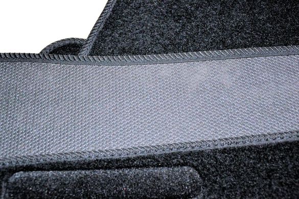 Ворсовые коврики Hyundai Santa Fe (2012-) / черные Premium BLCLX1236 AVTM