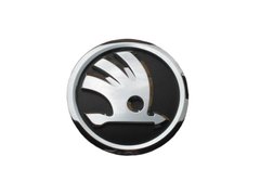 Емблема решітки радіатора Skoda Octavia/Fabia/Rapid/Superb/Roomster чорна
