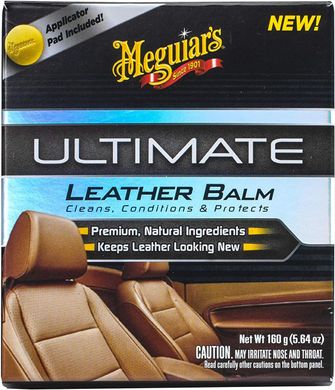 Бальзам 3 в 1 для кожи Meguiars Ultimate Leather Balm 160г Meguiars G18905