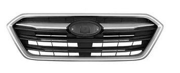 Решітка радіатора Subaru Legacy 2017-2019, чорна, з хромованим молдингом, AVTM, 186734990
