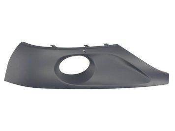 Решітка бампера Volkswagen Touareg 2010-2014, з отвором противотуманки, ліва, нижня, AVTM, 7P6807489, 7417 911