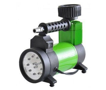 Компрессор 10 Атм, 40 л/мин, 180Вт, кабель 3м, шланг 5м, LED-фонарик Winso 132000