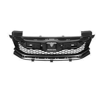 Решітка радіатора Honda Accord 9 Coupe 2015-2017, чорний глянець, AVTM, 183039990