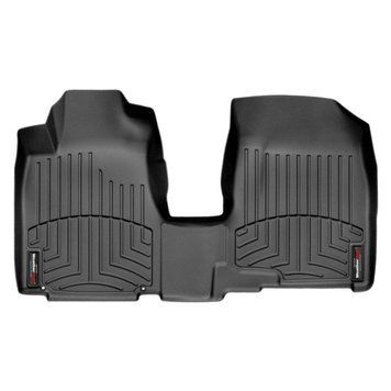 Килимки у салон Honda CR-V 2007-, з бортом, суцільний, передні, чорні, Weathertech 443191