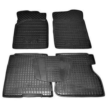 Килимки у салон Renault Kangoo 1998-2008, 3 двері, чорні, 4шт, Avto-Gumm, 11350 Avto-Gumm