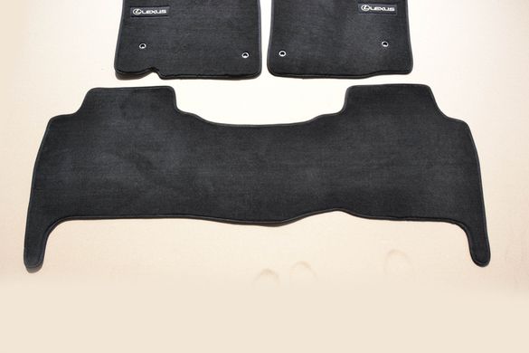 Ворсові килимки Lexus LХ570 (2007-2012) /чорні Premium BLCLX1304 AVTM