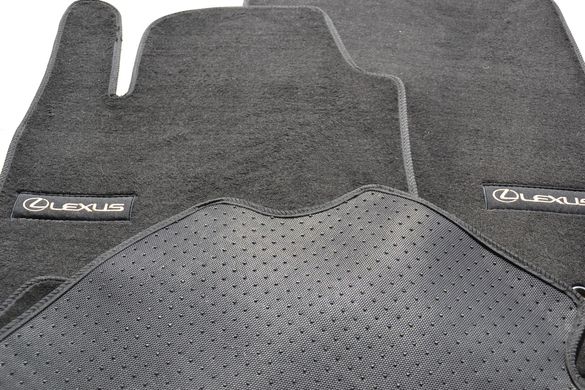 Ворсові килимки Lexus LХ570 (2007-2012) /чорні Premium BLCLX1304 AVTM