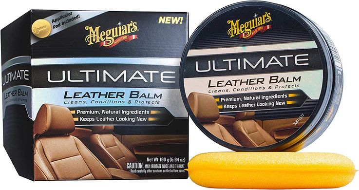 Бальзам 3 в 1 для кожи Meguiars Ultimate Leather Balm 160г Meguiars G18905