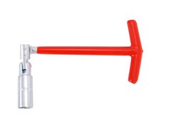 Ключ свечной Т-образный с шарниром 16мм INTERTOOL HT-1716