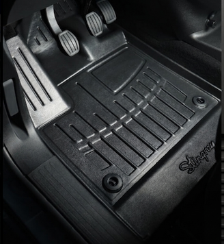 Коврики в салон Hyundai Inster AX1 2024- с бортиком, полиуретан, 2 шт. Stingray 5009492
