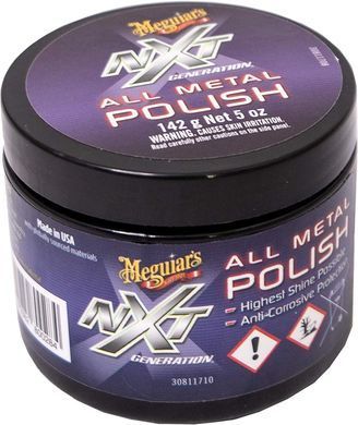 Очиститель полироль для металла Meguiars NXT Generation All Metal Polish 142г Meguiars G13005