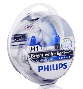 Автолампа H1 Crystal Vision+120% 12V 55W P14,5s (кт 2шт)