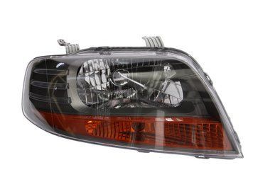 Фара передня Chevrolet Aveo HB 2005-2006, права H4, електричне регулювання сіра рамка, Depo, 222-1112R-LDEM2