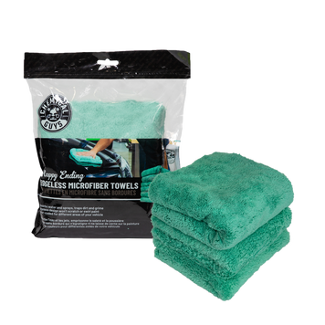 Рушник Chemical Guys Happy Ending EdGeless Microfiber Towels, Green (зелений) Chemical Guys MIC346