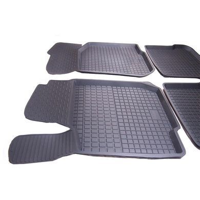 Коврики в салон Skoda Octavia Tour 1996-2004/Volkswagen Golf 4 1997-2003/Bora 1998-2005/Seat Toledo 1999-2004, с бортом, 2шт, Polytep, 54658