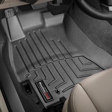 Коврики в салон Subaru Forester 2013-, с бортом, передние, черные, Weathertech 445311