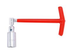 Ключ свечной Т-образный с шарниром 21мм INTERTOOL HT-1721