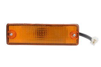 Указатель поворота Mazda 323 (BF) 1983-1989/626 (GC) 1983-1987, в бампере, левый=правый, желтый, + лампа, Depo, 216-1610N