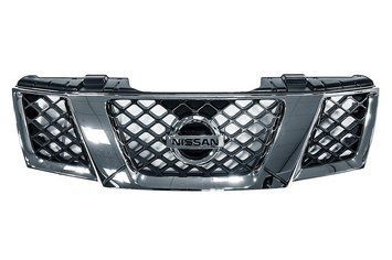 Решетка радиатора Nissan Pathfinder 2005-2014, с хромированной рамкой, AVTM, 185019990