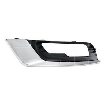 Решетка бампера Ford Fusion 2017-, с отв. п/тум., левая, черная, AVTM, HS7319953BA, 182825907