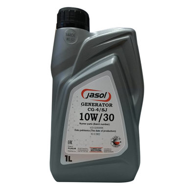 Моторное масло Jasol Generator 10W-30 для 4-тактной садовой техники и генераторов 1л. Jasol 942694