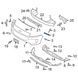 Кріплення переднього бампера Ford Kuga/Escape 2020-, праве, AVTM, LJ6Z17C946A, 182846932
